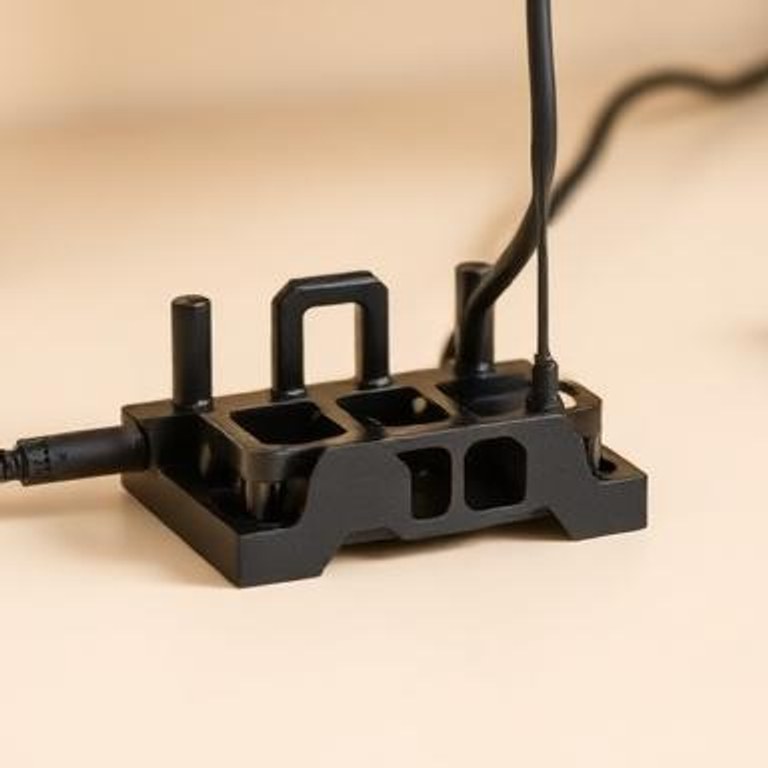 Organizador de Cabos em impressão 3D feito pela Makko
