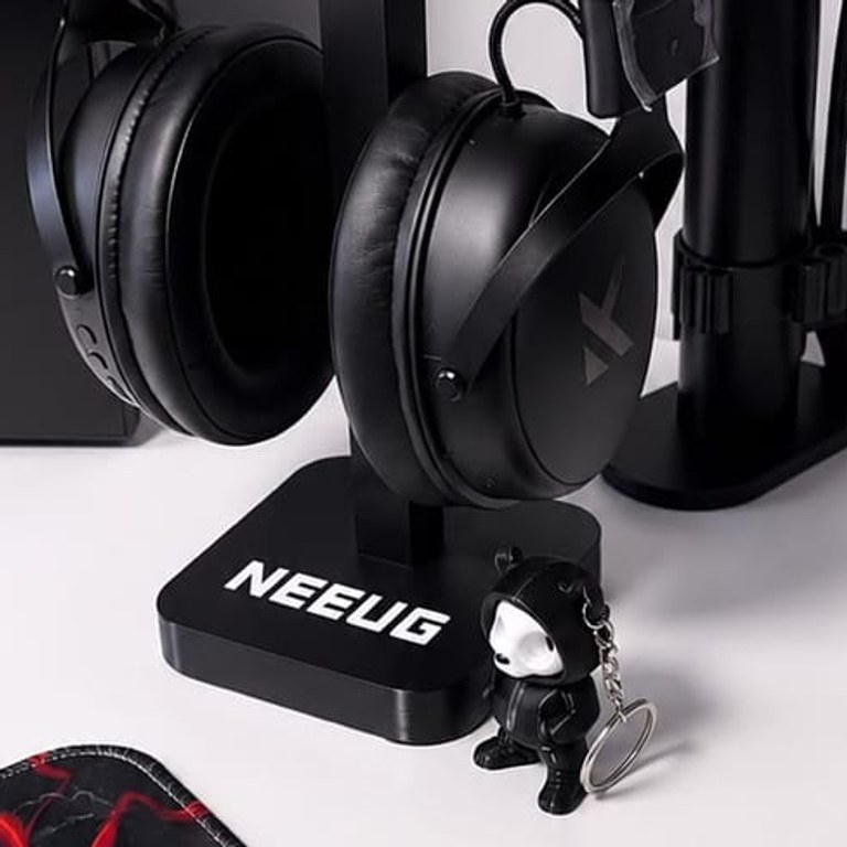 Suporte para Headset em impressão 3D feito pela Makko